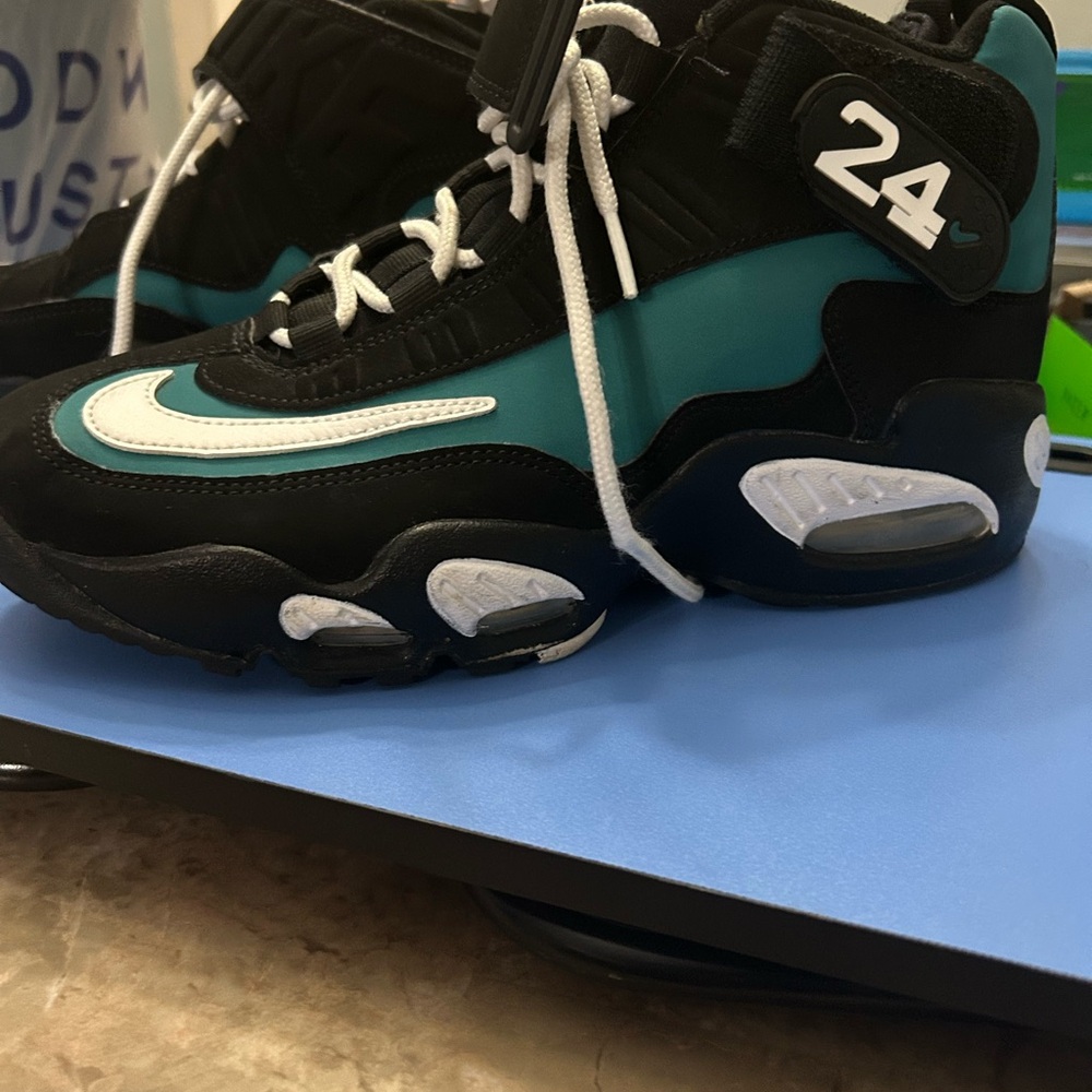 Nike Black and Teal Griffey max
